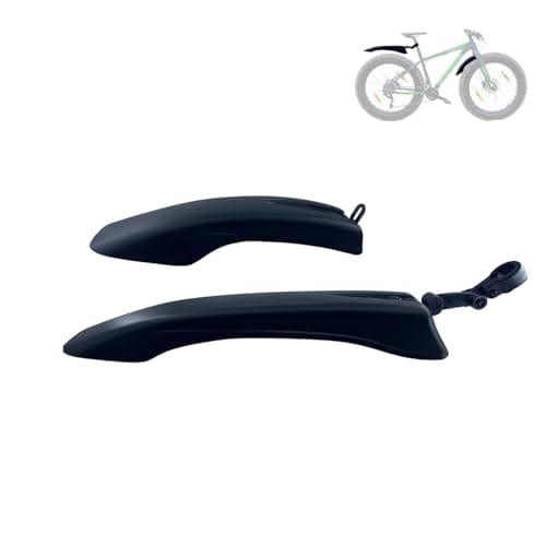 ZSYALY Fat Bike Front and Rear Mudguard Set