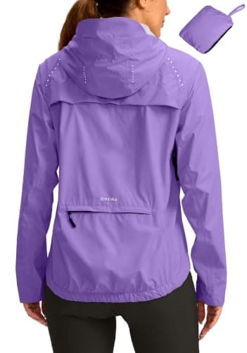 Bikewa Women's Reflective Cycling Rain Jacket