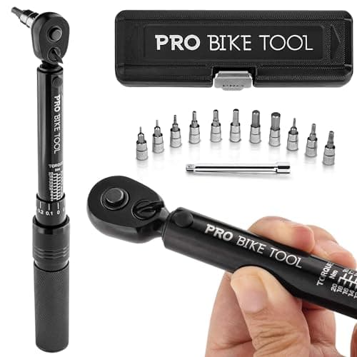 PRO BIKE TOOL 1/4 in Drive Torque Wrench Set (2.2-16.9 Nm)