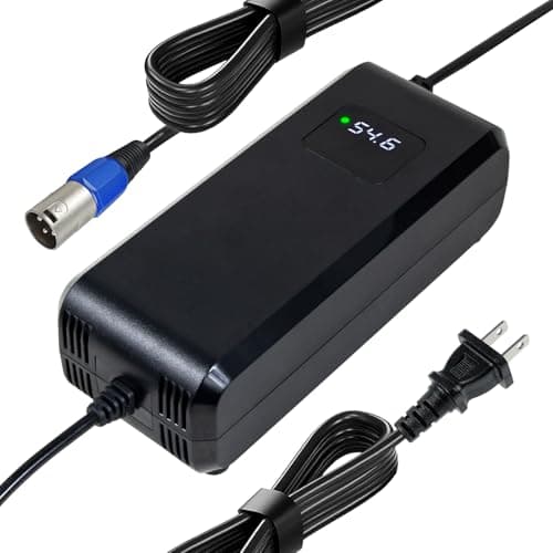 YZPOWER 54.6V 4A XLR Charger with Display