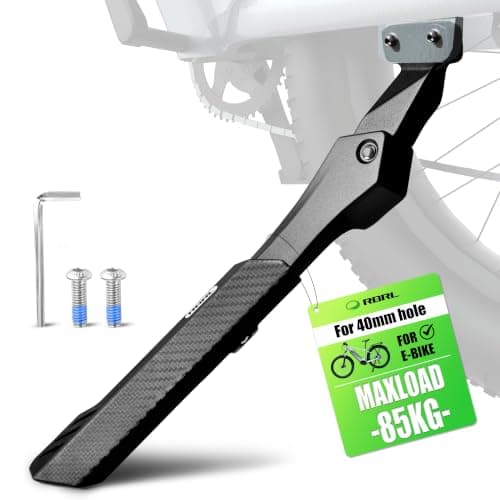 RBRL E-Bike Kickstand (rear side stand, 187 lb, 1.57 in 2-hole mount)
